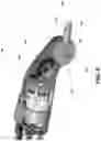 Fig. 06 - Folding wand with fluid conduit passing through axis of rotation