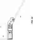 Fig. 22 - Folding wand with fluid conduit passing through axis of rotation