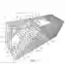 Fig. 02 - Cage trap door-opening assembly and cage trap with the same