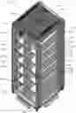 Fig. 01 - Battery cabinet with flame protection/management construction