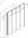Fig. 01 - HEADER PANEL ASSEMBLY FOR PREVENTING AIR CIRCULATION ABOVE ELECTRONIC EQUIPMENT ENCLOSURE