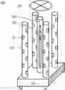 Fig. 01 - VERTICAL HYDROPONICALLY PLANT-GROWING TOWER SYSTEM