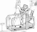 Fig. 01 - Method of gait evaluation and training with differential pressure system