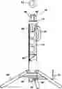 Fig. 01 - Portable baseball tee assembly with mechanical autoloading features
