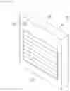 Fig. 12 - Assembly type ventilation device for windows and doors