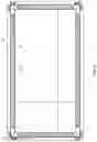 Fig. 04 - Abrasive blast cabinet lighting and structure