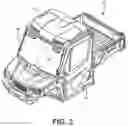 Fig. 03 - Cab and fasteners for vehicle cab