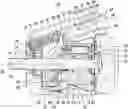 Fig. 01 - Hydrostatic axial piston machine of swash plate construction