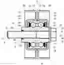 Fig. 01 - Pulley device for a tensioner roller or winding roller