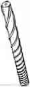 Fig. 01 - Protective tube for insertion into a pipe or vessel with reduced sensitivity to vortex induced vibrations