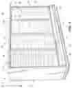Fig. 02 - Case frame and door assembly for a merchandiser