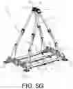 Fig. 12 - Support construction for a transportable attraction for amusement rides and method for raising the support construction
