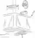 Fig. 01 - Device and method for concealing a flange of a waste water strainer