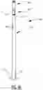 Fig. 02 - Lamp post with tubular pole