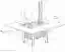 Fig. 01 - Table having a heating appliance
