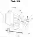 Fig. 37 - Transmission actuator attachment structure for automatic vehicle driving device