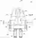 Fig. 08 - Adaptor for respiratory assistance systems