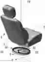 Fig. 01 - ROTATING VEHICLE SEAT AND A METHOD FOR  ROTATING A ROTATING VEHICLE SEAT