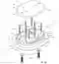 Fig. 45 - Flat roof mounting device