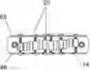 Fig. 01 - Adjustable bridge for stringed instrument device and method