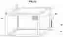 Fig. 16 - Portable, collapsible, opened window mounted enclosure with redundant fall prevention