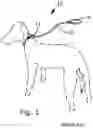 Fig. 02 - Adjustable dog lead with size-adaptable harness and detachable leash