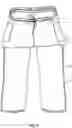 Fig. 09 - Garment with cell phone pockets.
