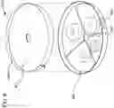 Fig. 13 - Portable and stackable umbrella stand and table and methods of use thereof