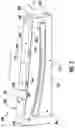 Fig. 04 - Front indicator lighting assembly for an appliance door
