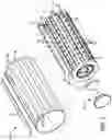 Fig. 03 - MASSAGE ROLLER ASSEMBLY WITH INFRARED LIGHT THERAPY