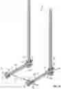 Fig. 31 - Adjustable carriage assembly for weight rack