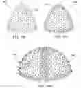 Fig. 15 - Dimple patterns for golf balls