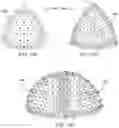 Fig. 16 - Dimple patterns for golf balls