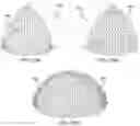 Fig. 21 - Dimple patterns for golf balls