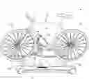 Fig. 01 - Frame support module and bicycle simulator comprising same