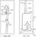 Fig. 15 - System and method for repeatable switching between an animated figure and a free motion figure