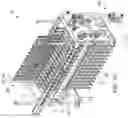 Fig. 11 - Discharge filter plate assembly for filter press