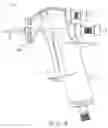 Fig. 10 - Spray gun and nozzle assembly attachment