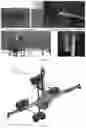 Fig. 03 - MECANUM WHEELS APPLIED TO THE SYSTEM FOR MOVING A SUSPENDED MOBILE PLATFORM ON VERTICAL AND HORIZONTAL FLAT SURFACES