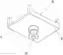 Fig. 01 - DEVICE INTRODUCED AT THE BASE FOR FIXING THE KINGPIN IN A SEMI-TRAILER