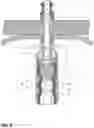 Fig. 09 - Brake bleeding screw and tool with quick-connect fittings