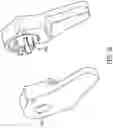 Fig. 08 - Rotationally-engaging two-piece upper chain guide
