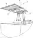 Fig. 01 - SUNSHADE SYSTEM USING LINEAR ACTUATORS AND FREE-FLOATING CANOPY