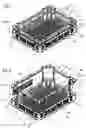 Fig. 02 - Basket assembly with socket recesses and lockable connecting posts for an extension part