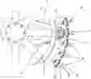 Fig. 01 - Transport device and method for transporting containers in a manner revolving about a vertical machine axis