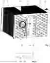 Fig. 02 - Heat exchanger device and floor module for a laundry treatment machine