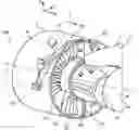 Fig. 01 - Fire resistance device designed to be placed between one end of a mounting strut for an aircraft turbomachine and a cowling of the turbomachine delimiting an inter-flow compartment