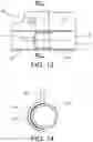 Fig. 11 - Fire resistance device designed to be placed between one end of a mounting strut for an aircraft turbomachine and a cowling of the turbomachine delimiting an inter-flow compartment