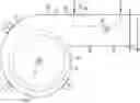 Fig. 01 - Combustion air blower with embossed housing
