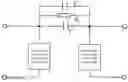Fig. 01 - Two-port on-wafer calibration piece circuit model and method for determining parameters